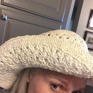 Lacy straw hat